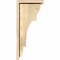 Ekena Millwork New Brighton Rough Sawn Corbel w/Backplate, Douglas Fir, 6"W x 10"D x 22"H COR06X10X22NEB01RDF - alternate 2